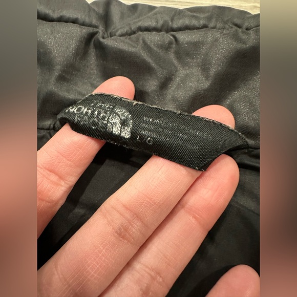 I296 The North Face Puffer Jacket 550 Goose Down Winter Lightweight Womens L - Picture 6 of 8